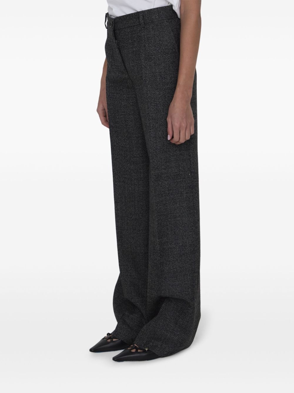wide palazzo trousers - 4