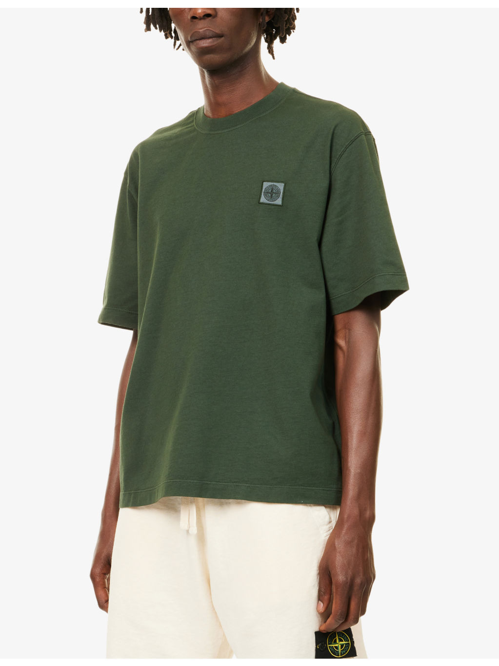 Brand-Patch Crewneck Cotton-Jersey T-Shirt - 3