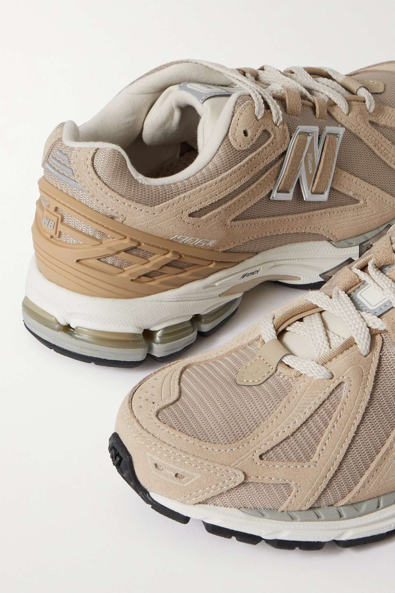 1906R rubber-trimmed suede and mesh sneakers 4