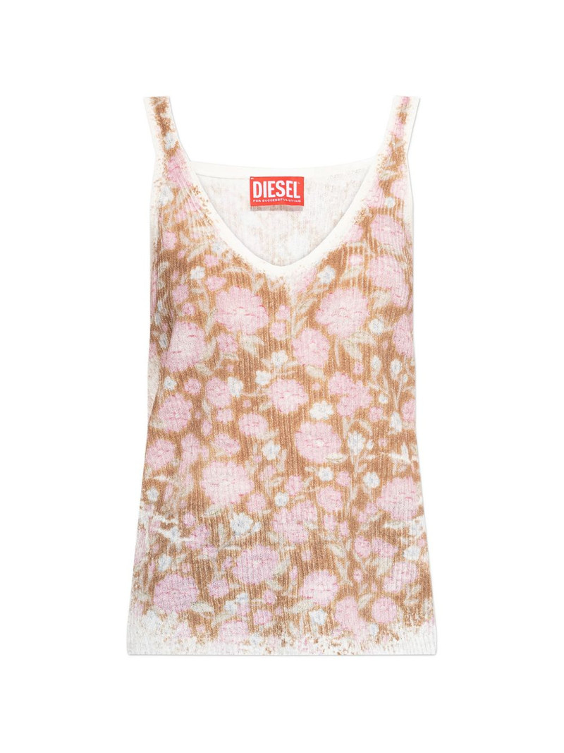 floral V-neck top 1