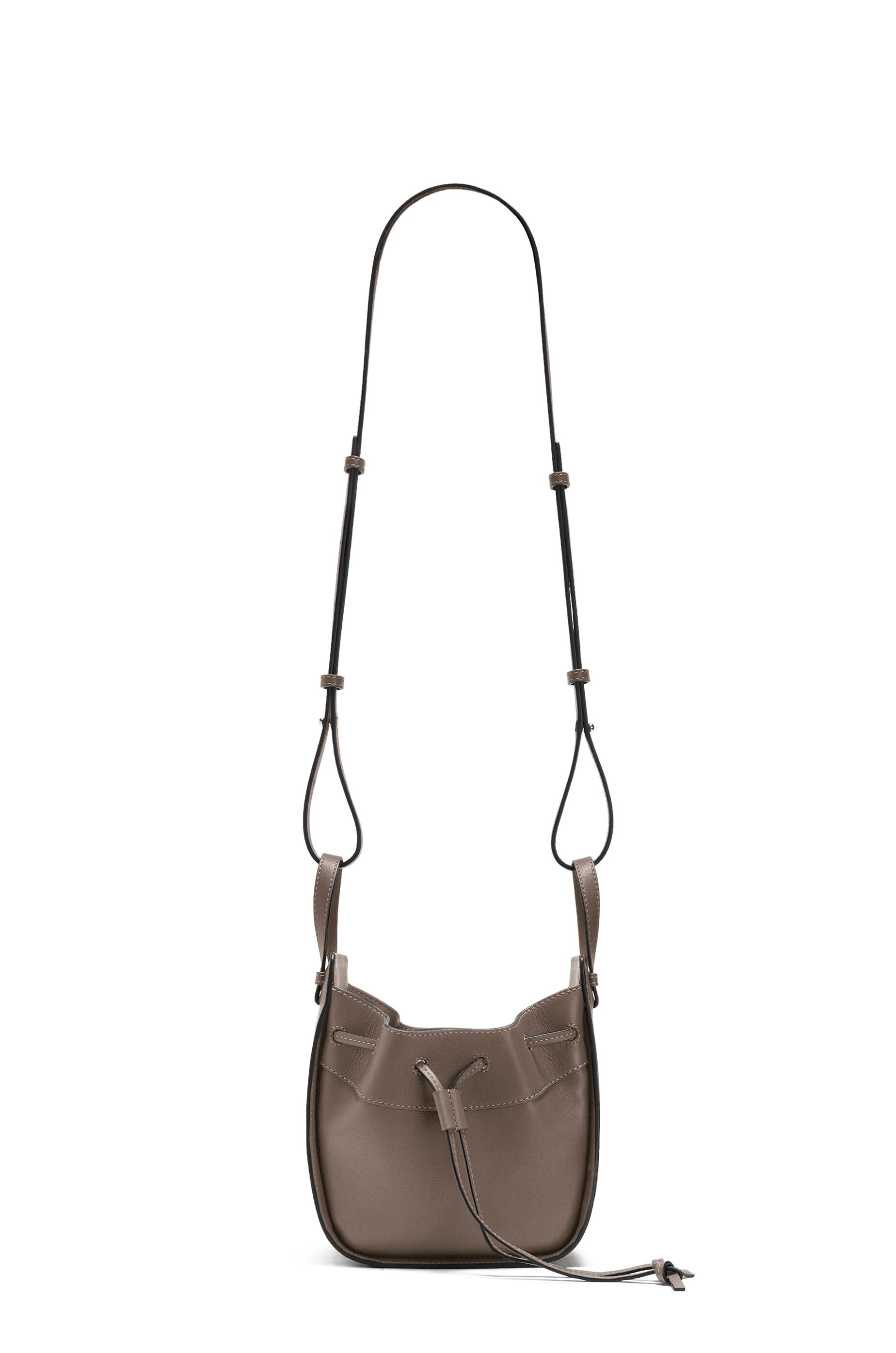 Mini Hammock Drawstring bag in nappa calfskin - 12