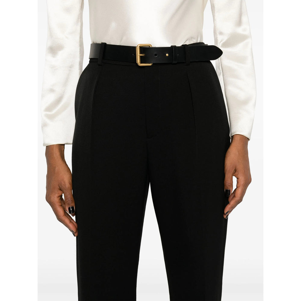 Saint Laurent Black Trousers - Tailored Trousers Women - 5