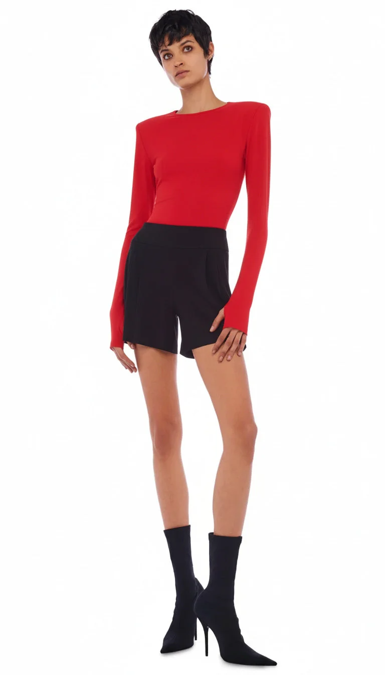 SHOULDER PAD CREW TOP - 1