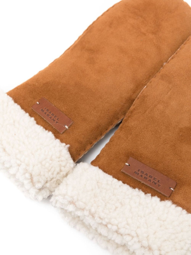 Isabel Marant Mulfi suede mittens outlook
