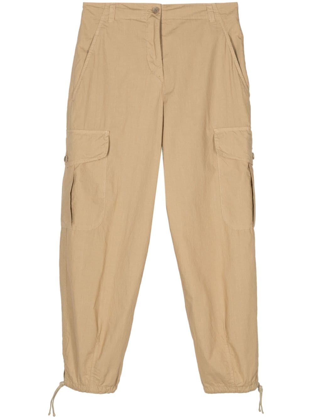 tapered-leg cargo trousers - 1