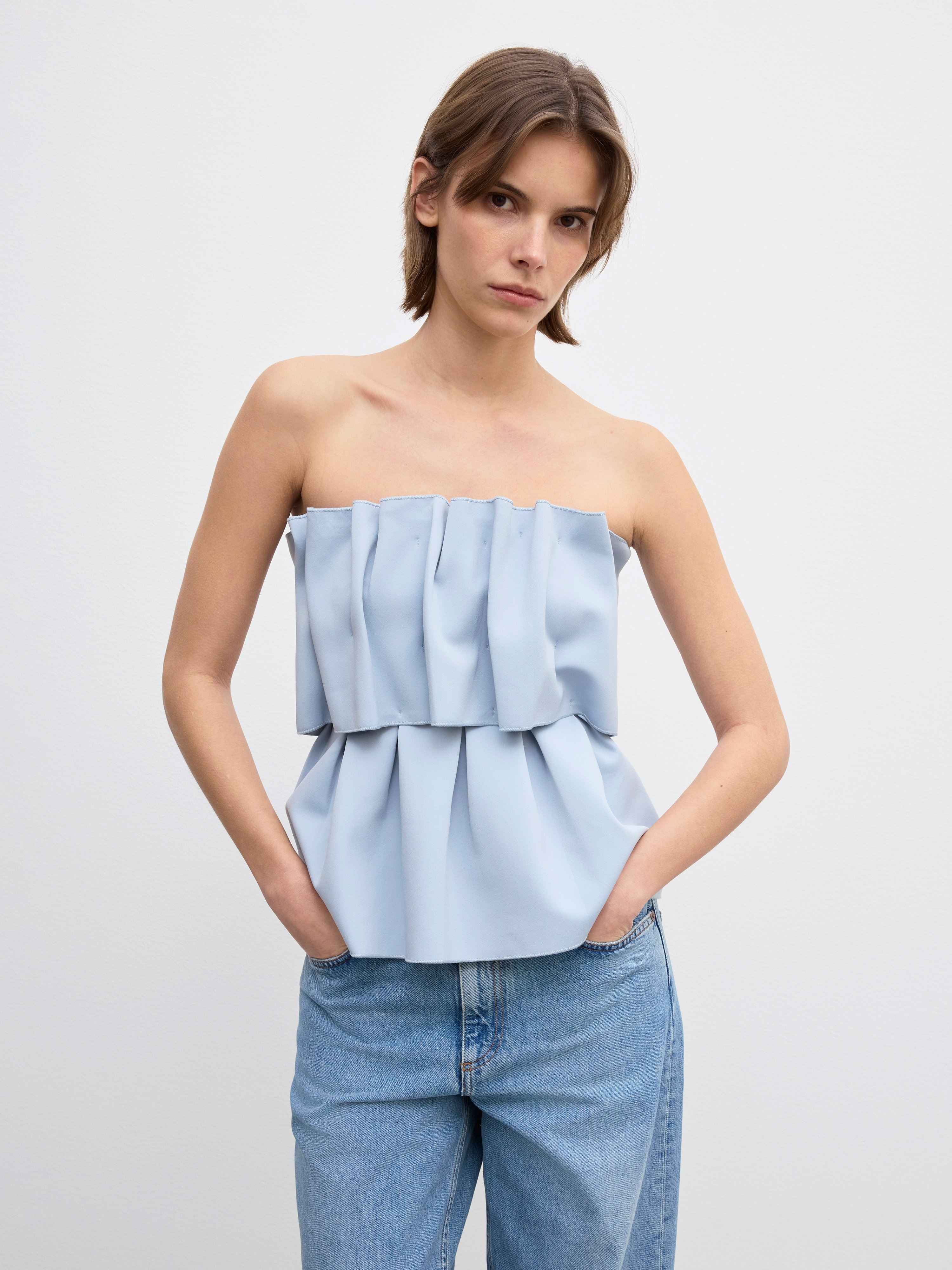 Sculpted tube top - 2