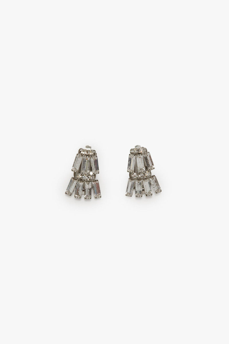 Crystal Clip Earrings 1