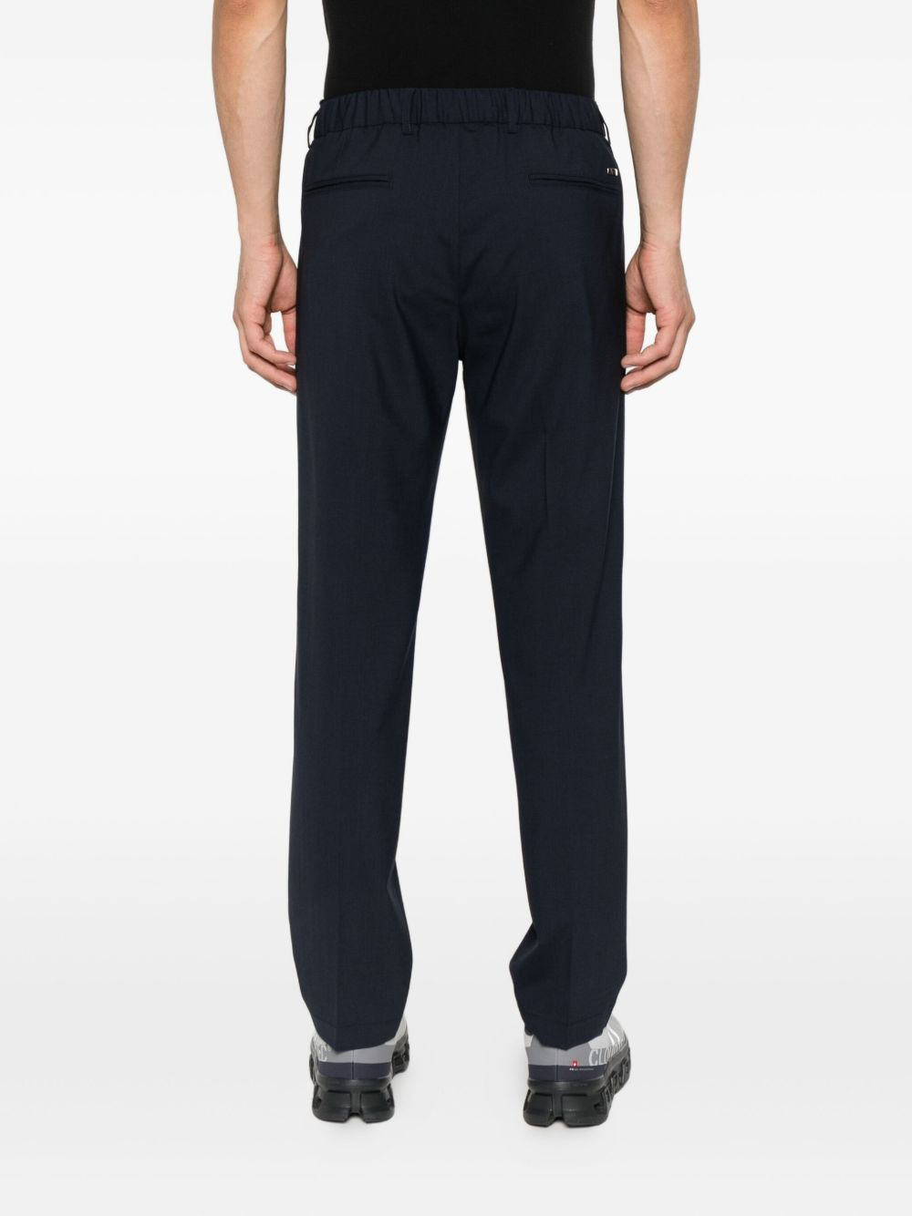 pleated-front trousers - 4