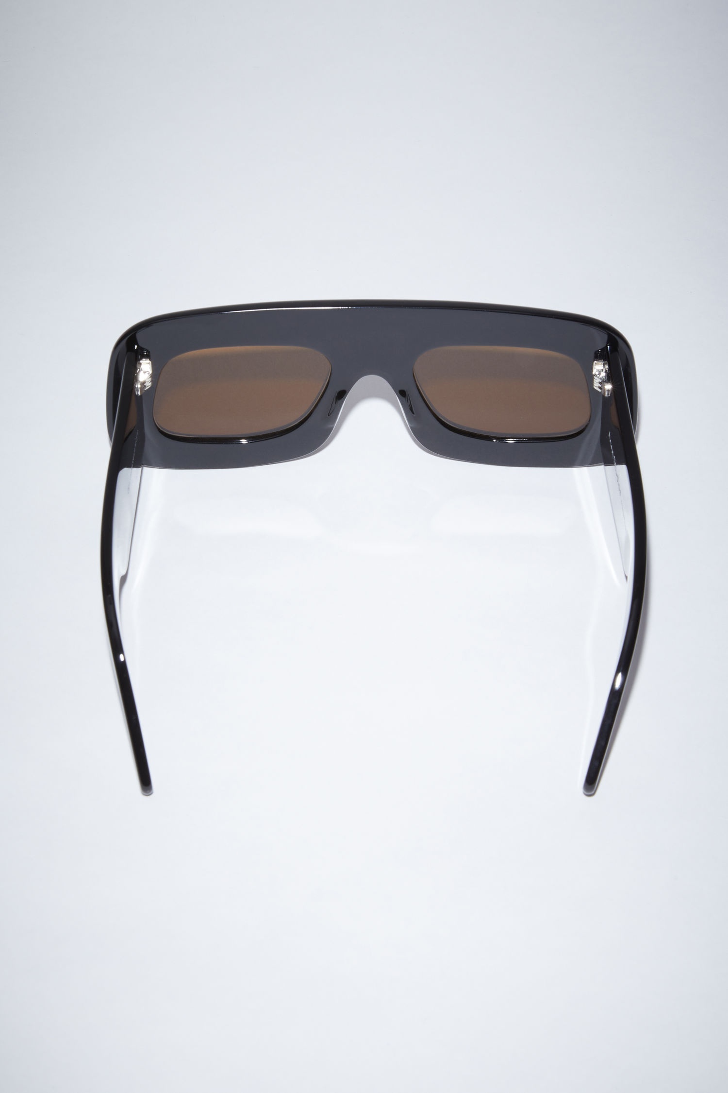 ACNE STUDIOS Auggi D-Frame Stainless Steel Wrap-Around Sunglasses for Men