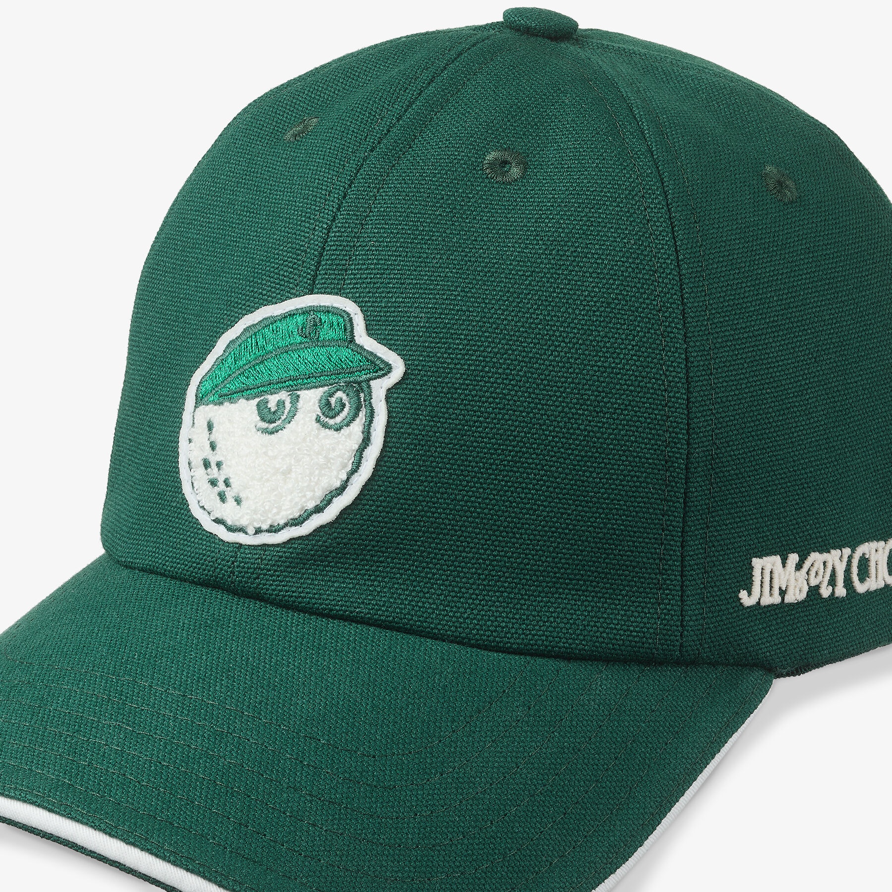 Jimmy Choo / Malbon 2.0 Cap
Malbon Green Embroidered Cotton Cap - 3