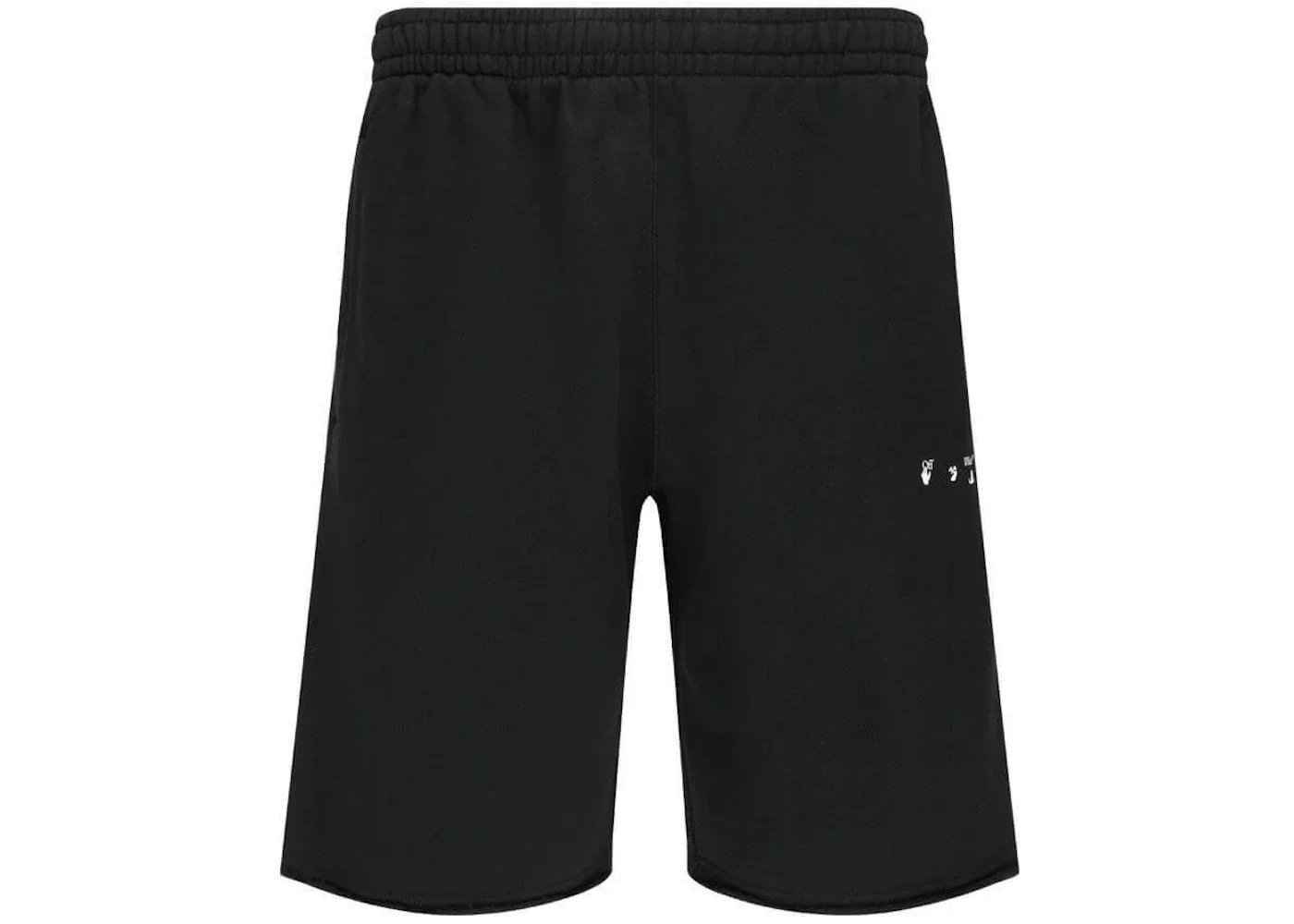 OFF-WHITE Caravaggio Arrow Print Track Shorts Black - 1