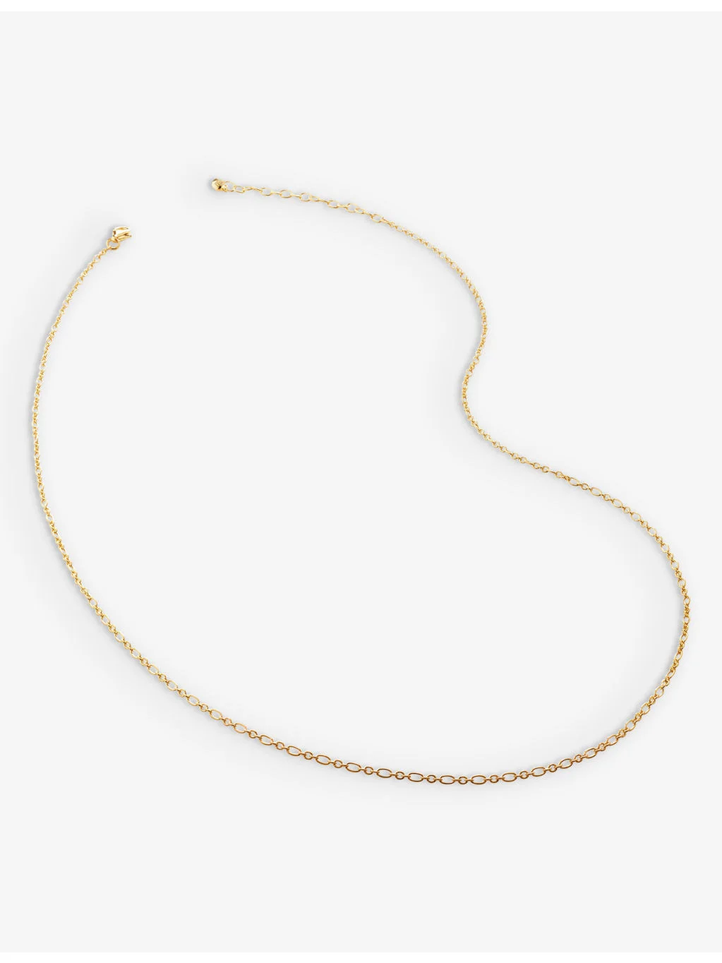 Cable-chain 18ct yellow gold-plated vermeil recycled sterling-silver necklace - 1