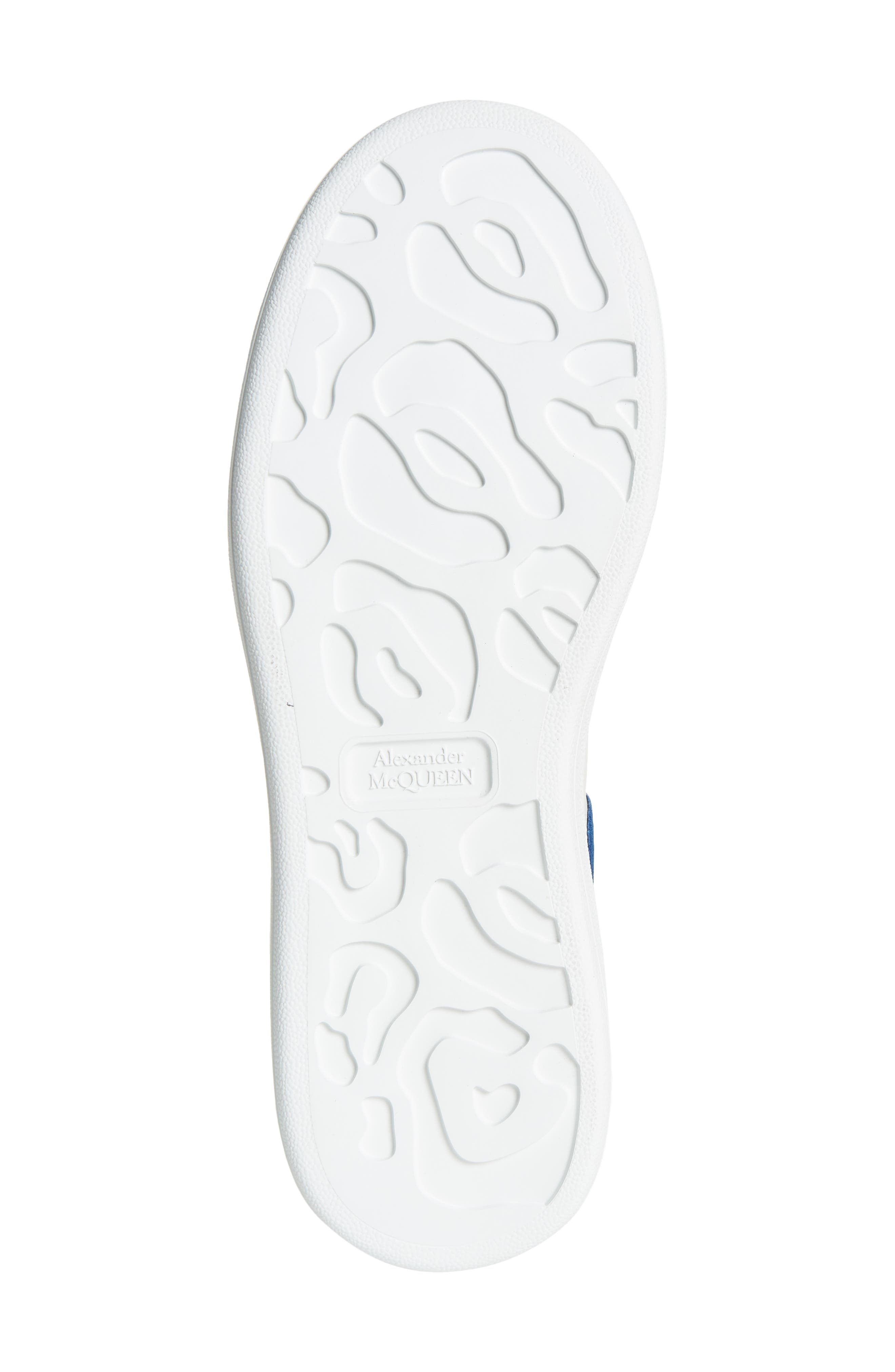 McQueen Oversize Sneaker in White/Paris Blue at Nordstrom - 6