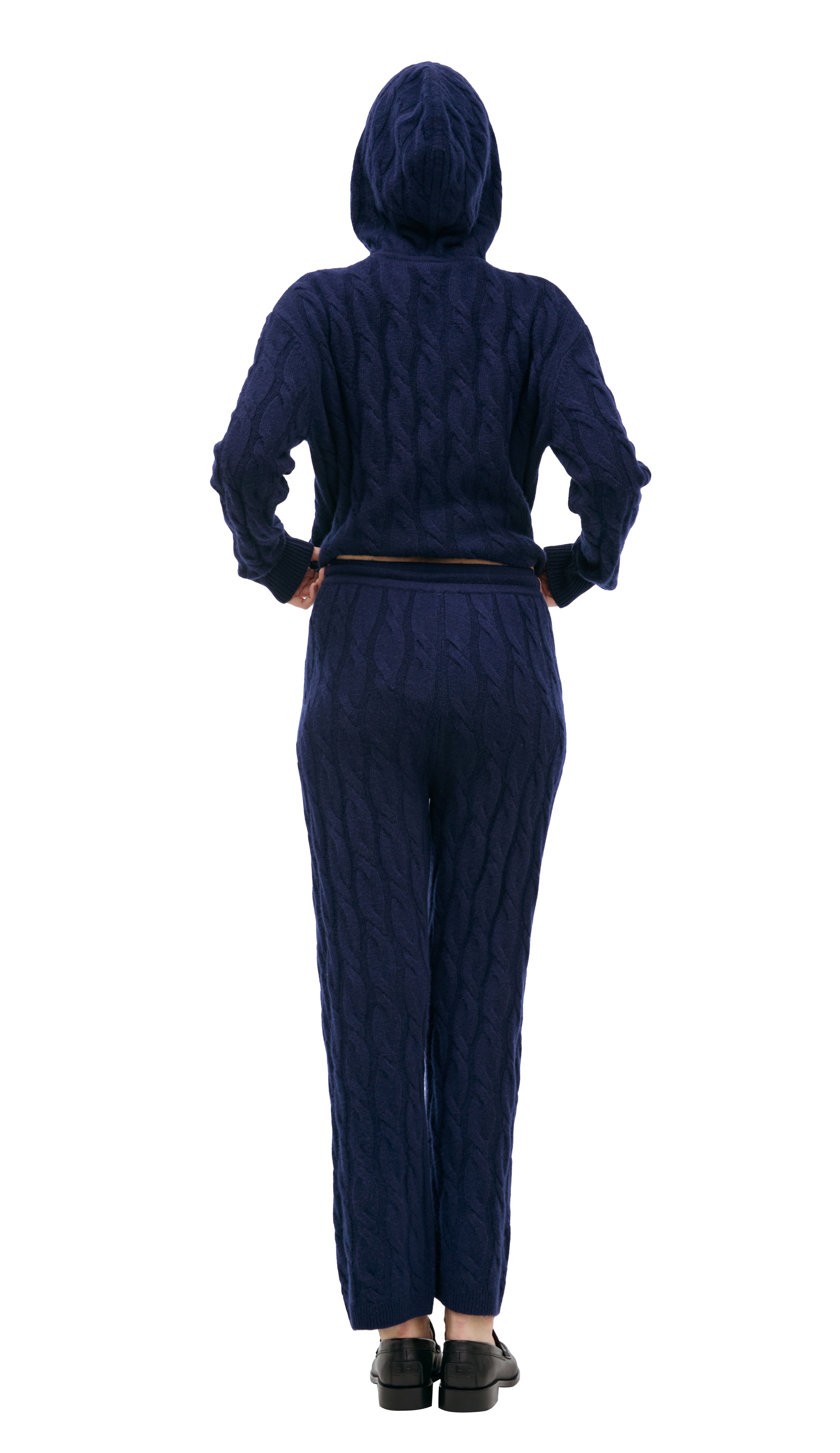 COARSE-KNIT CASHMERE TROUSERS - 3