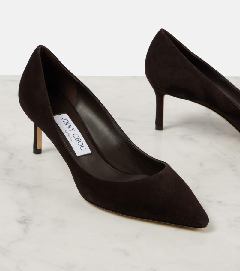 Romy 60 suede pumps 6