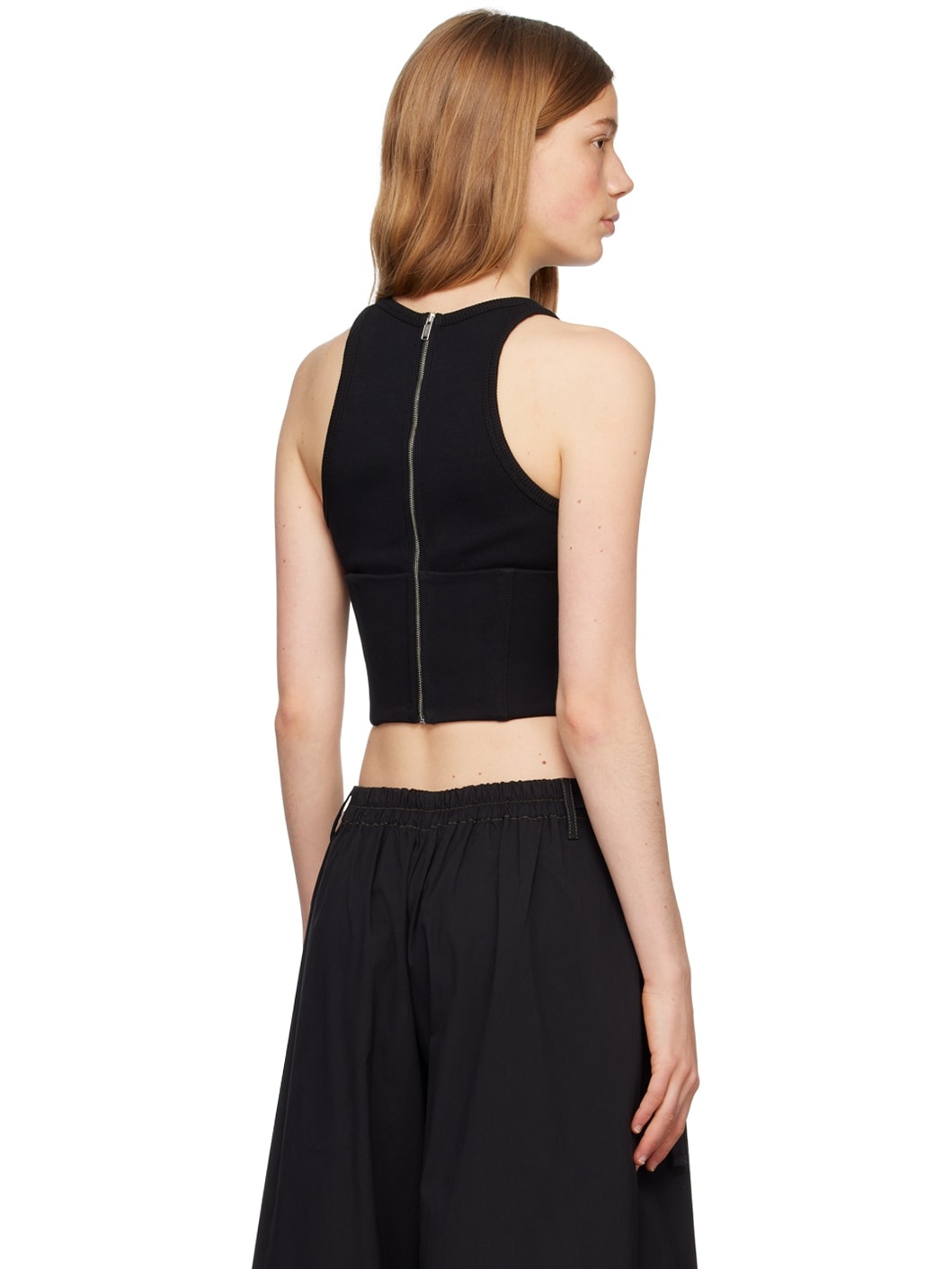 Black Float Tank Top - 3
