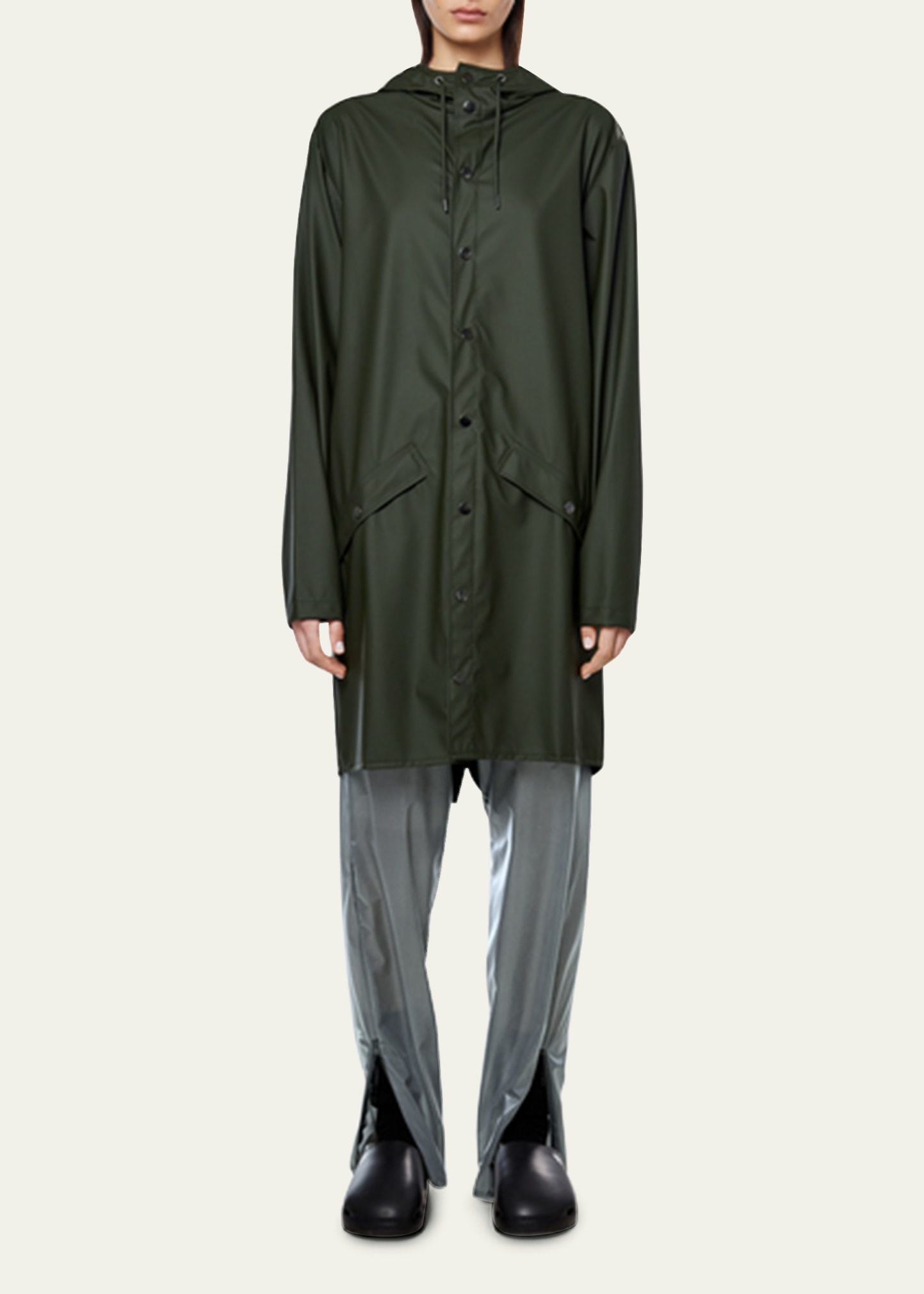 Long Snap-Front Jacket - 2