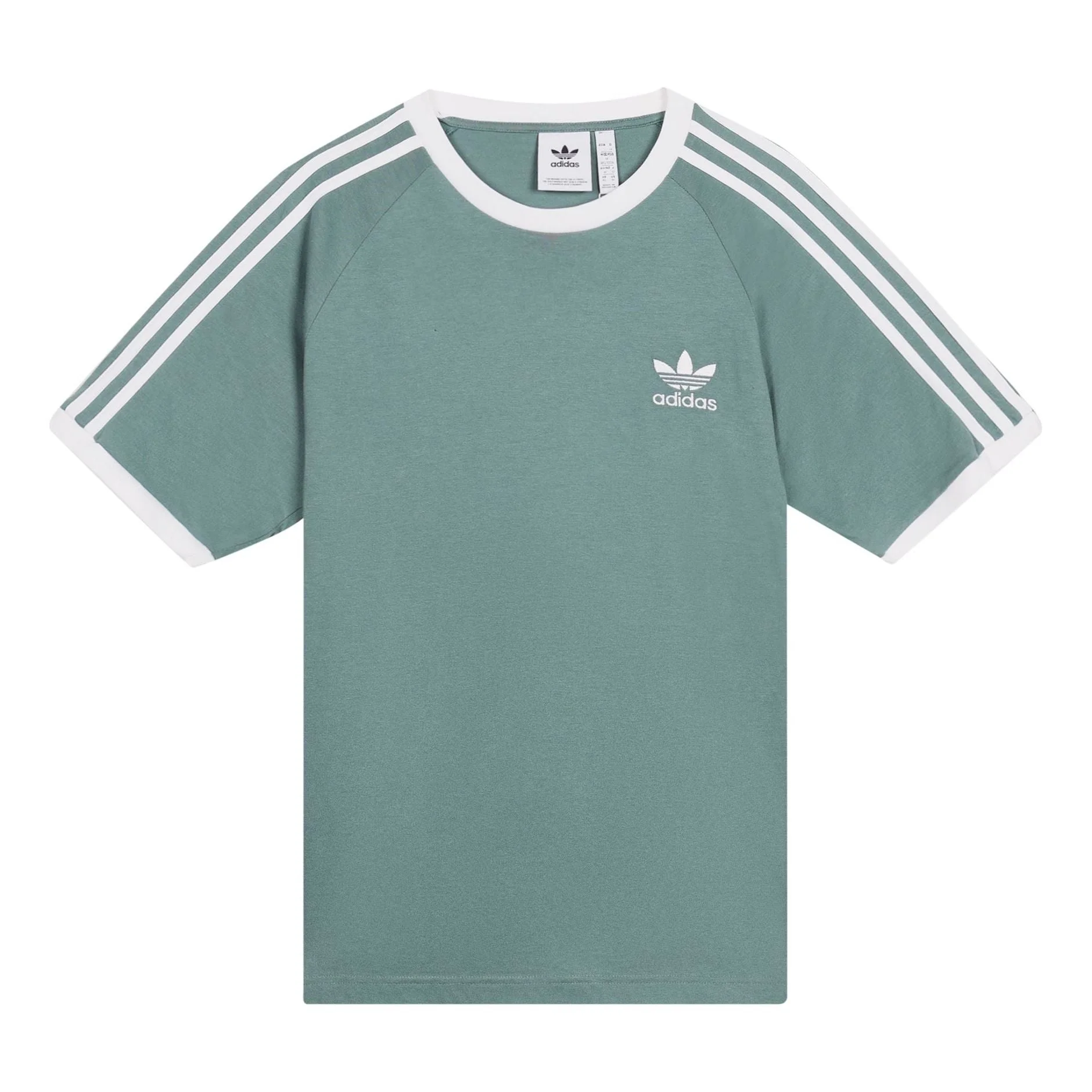 adidas originals 3-stripes Tee Green GN3479 - 1