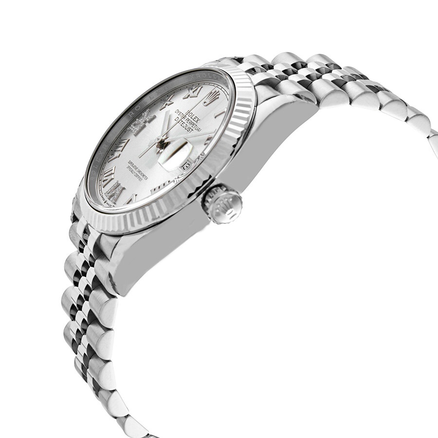 Rolex Datejust 36 Automatic Silver Diamond Dial Ladies Jubilee Watch 126234SRDJ - 2