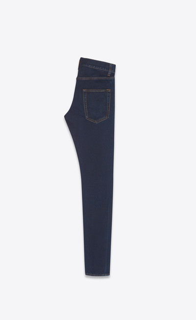 SAINT LAURENT skinny-fit jeans in midnight dark blue denim outlook