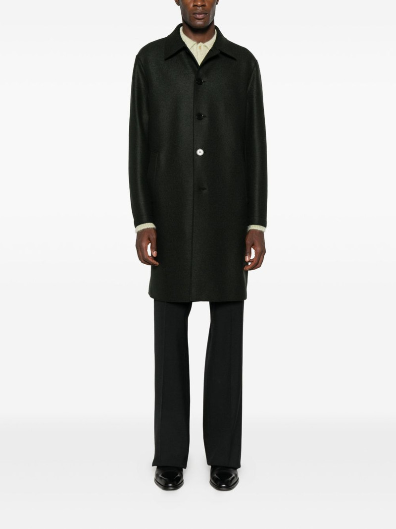 Harris Wharf London button-fastening coat outlook