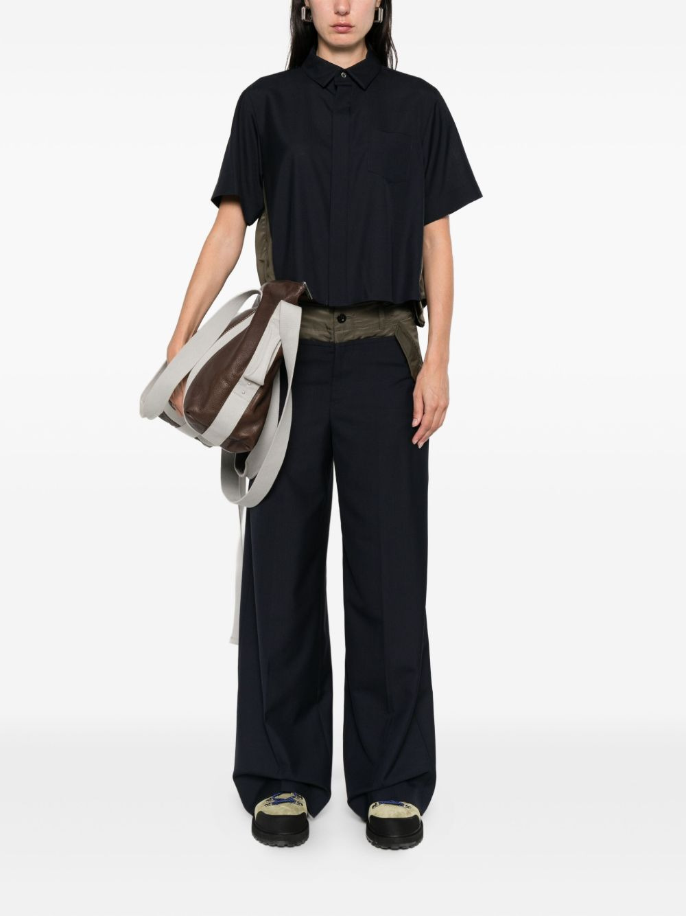 panelled trousers - 2