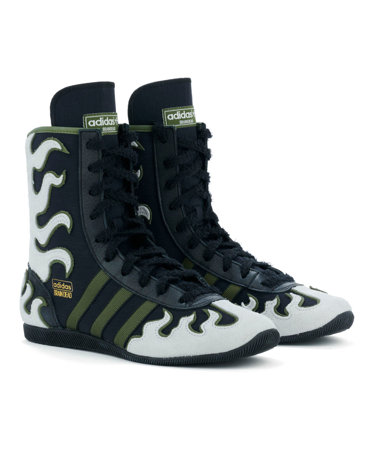 Brain Dead x adidas Japan Hi - Black/Green - 2
