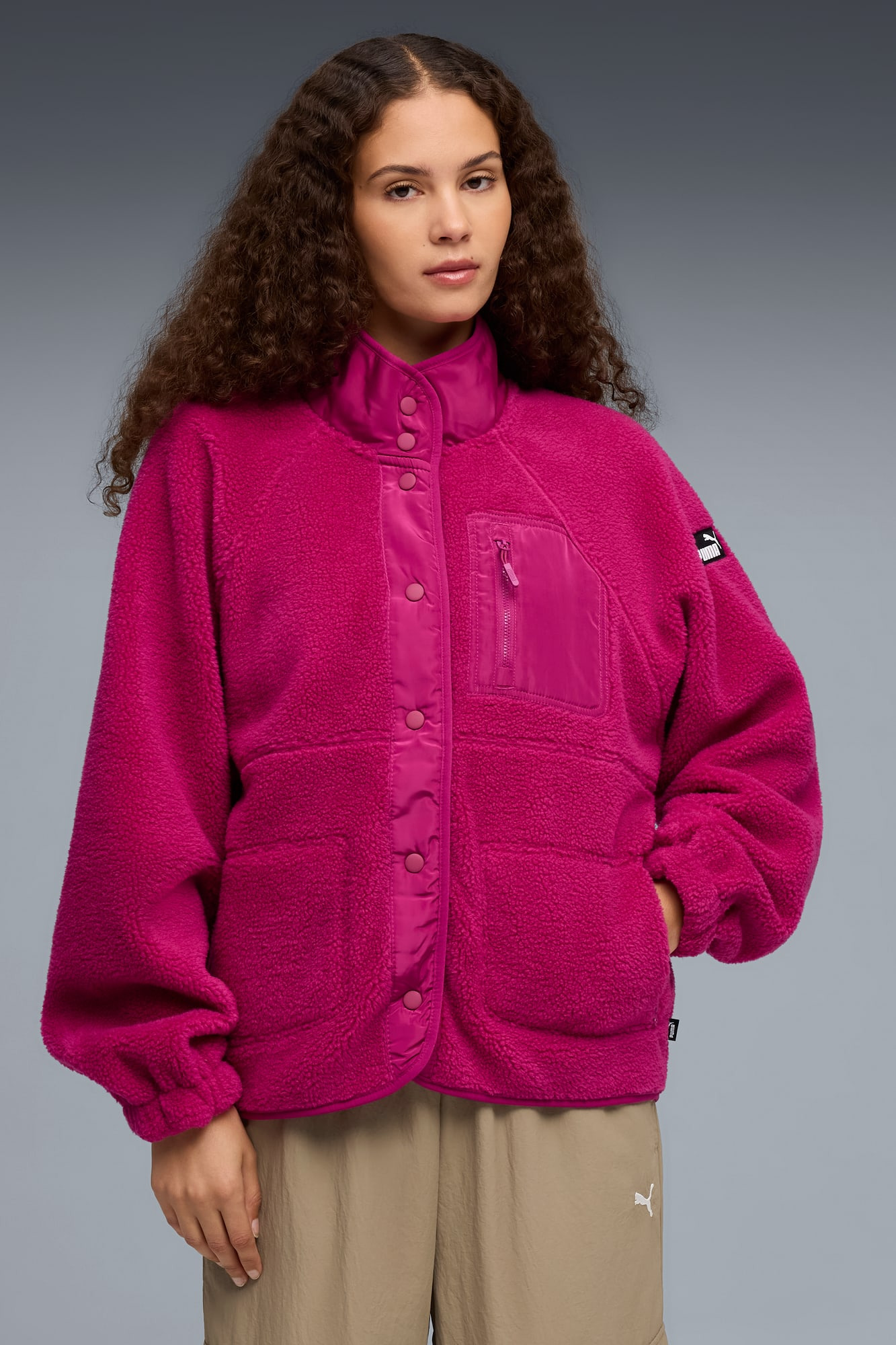 Polar Fleece Women's Sherpa Jacket - 3