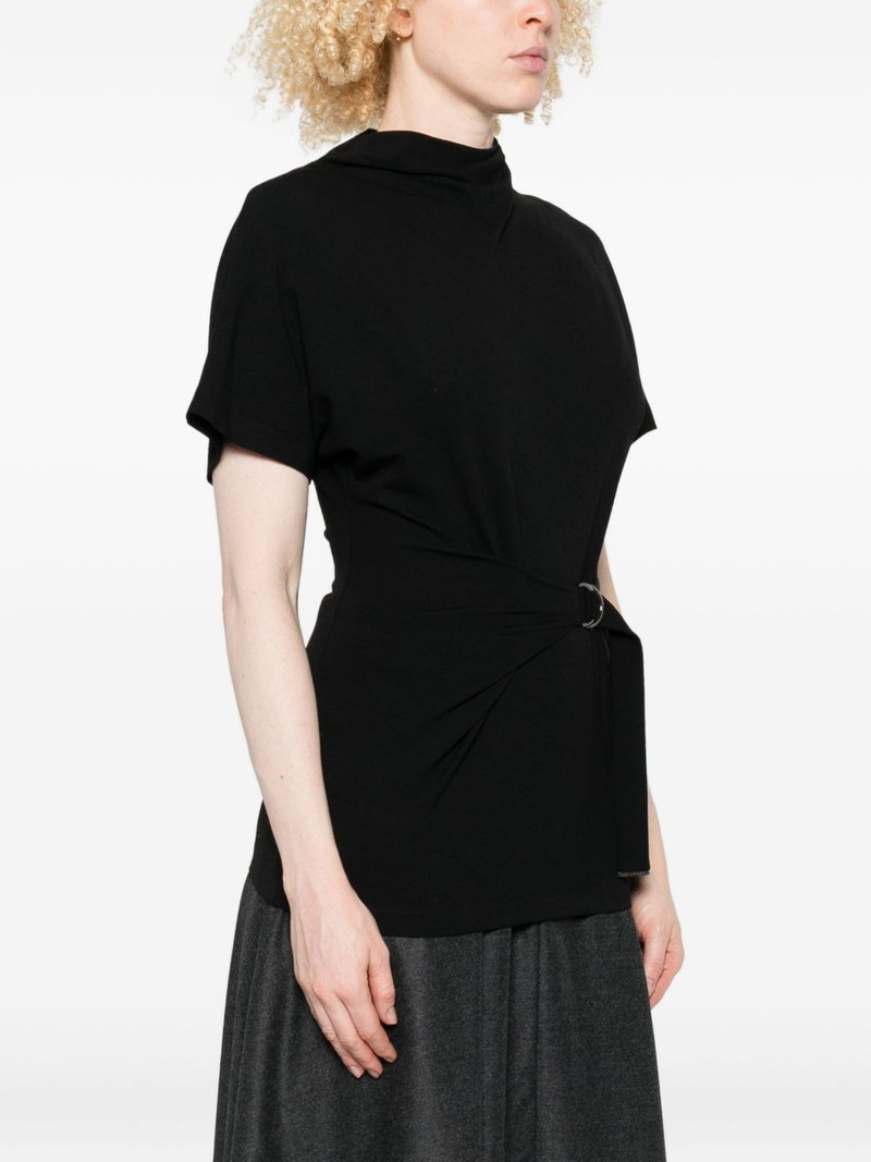 tie-front short-sleeve top 3