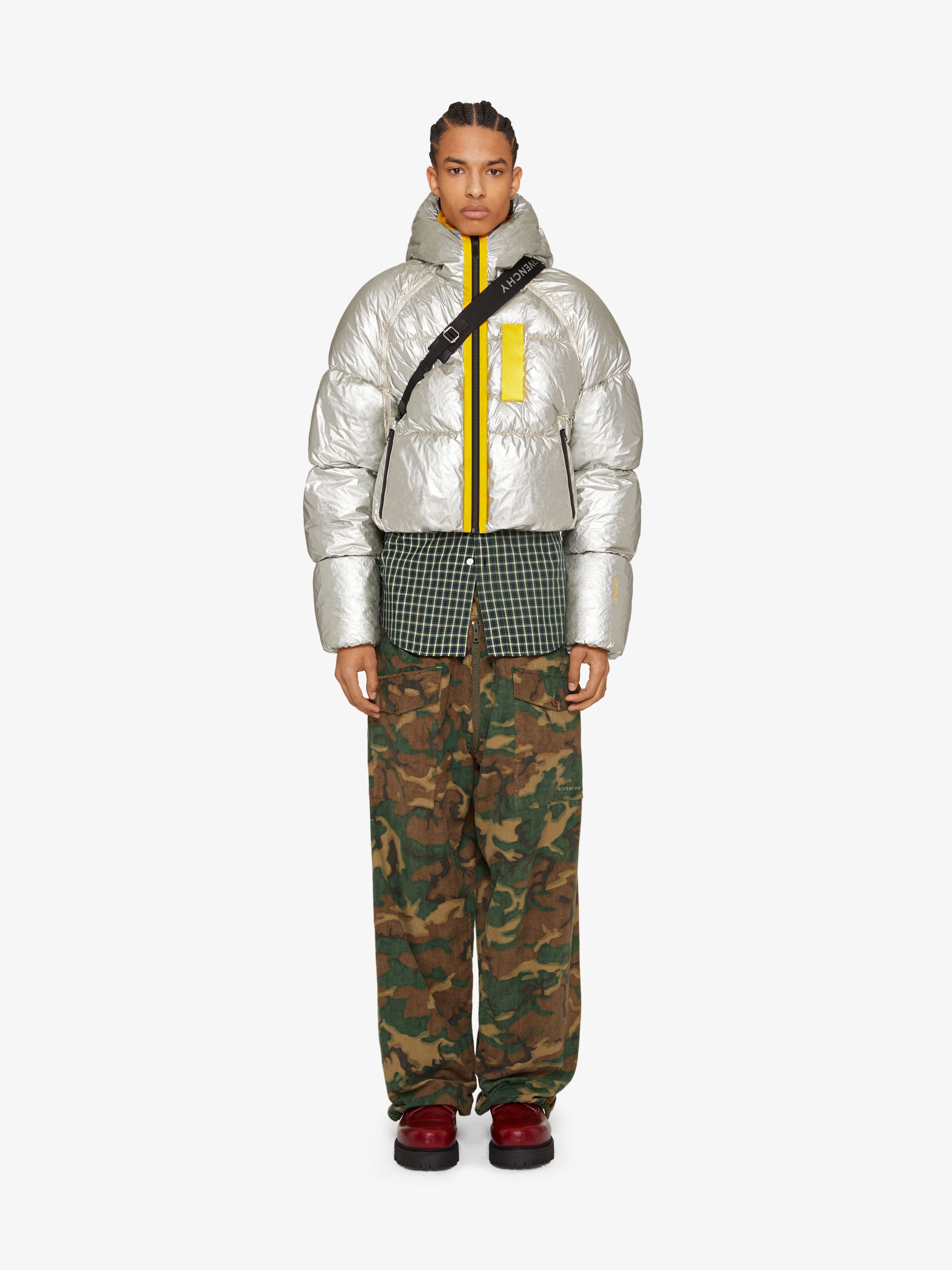 LAMINATED HOODED PUFFER - 2