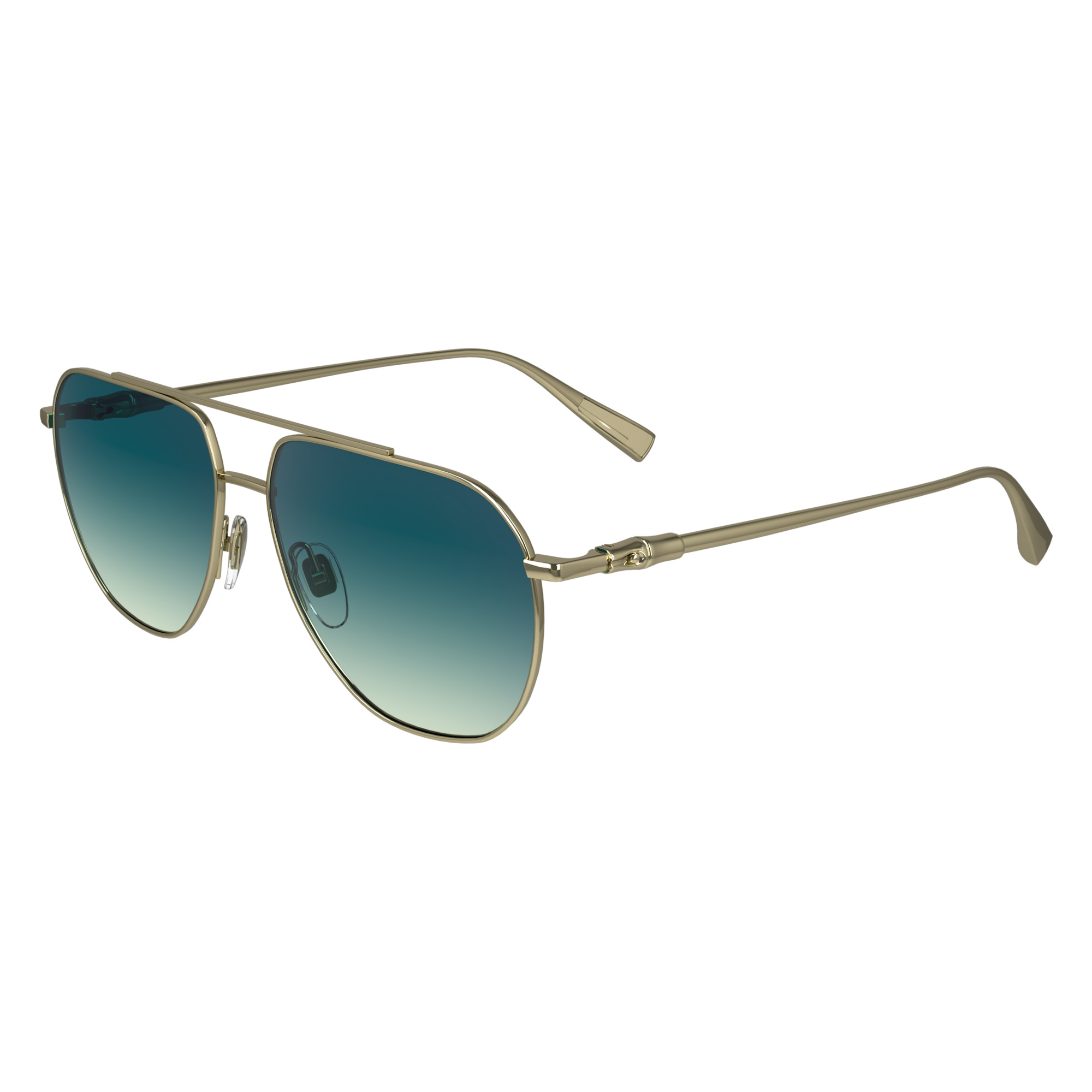 Sunglasses Gold/Petrol Blue - OTHER - 2
