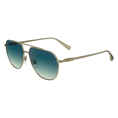 Longchamp Sunglasses Gold/Petrol Blue - OTHER outlook