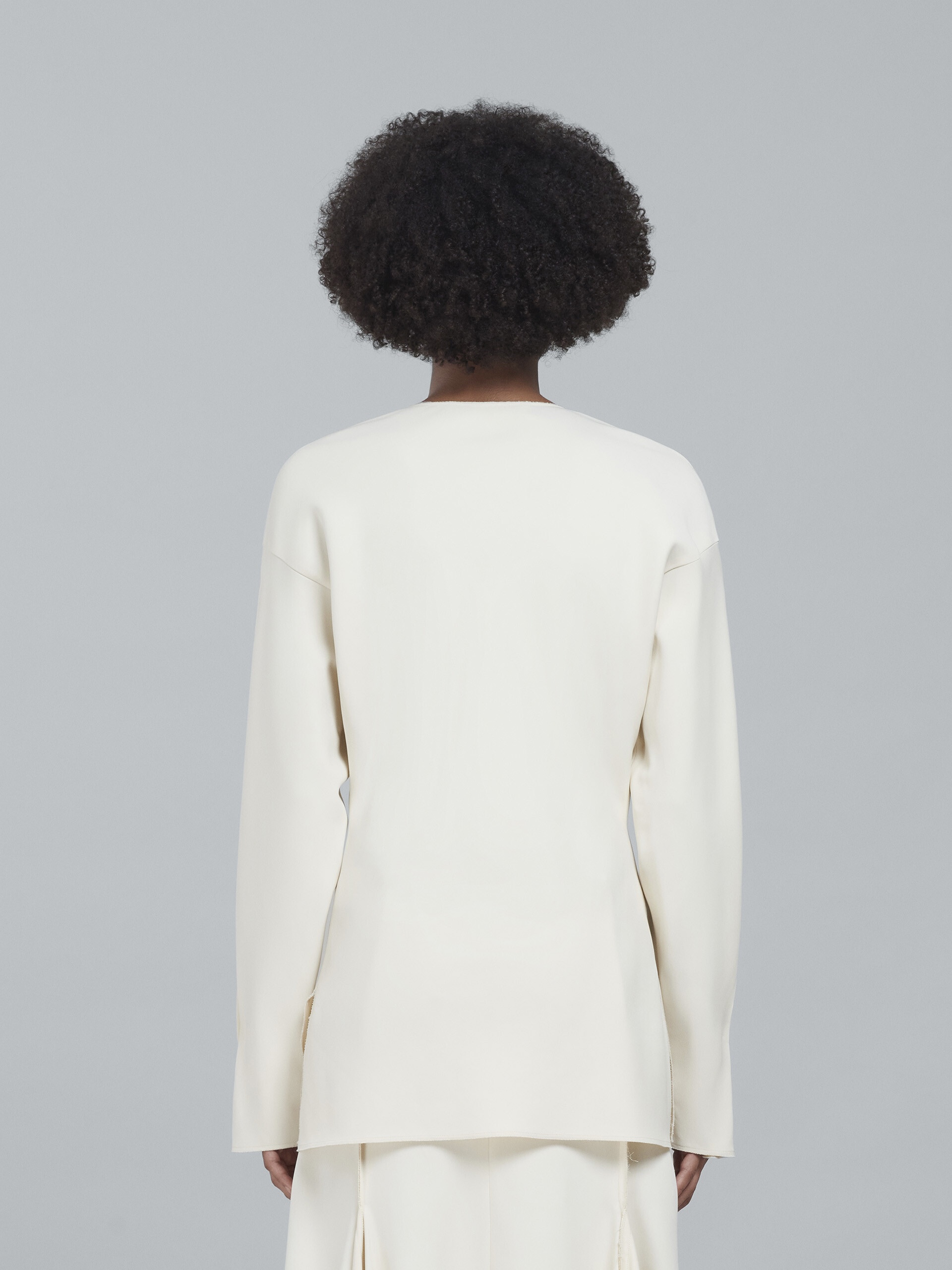 STRETCH CADY LONG SHIRT - 3