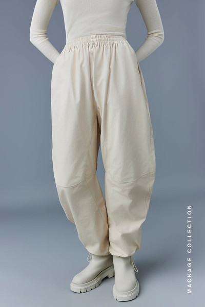 MACKAGE ILLONA Luxe calfskin Monochromatic Pants outlook