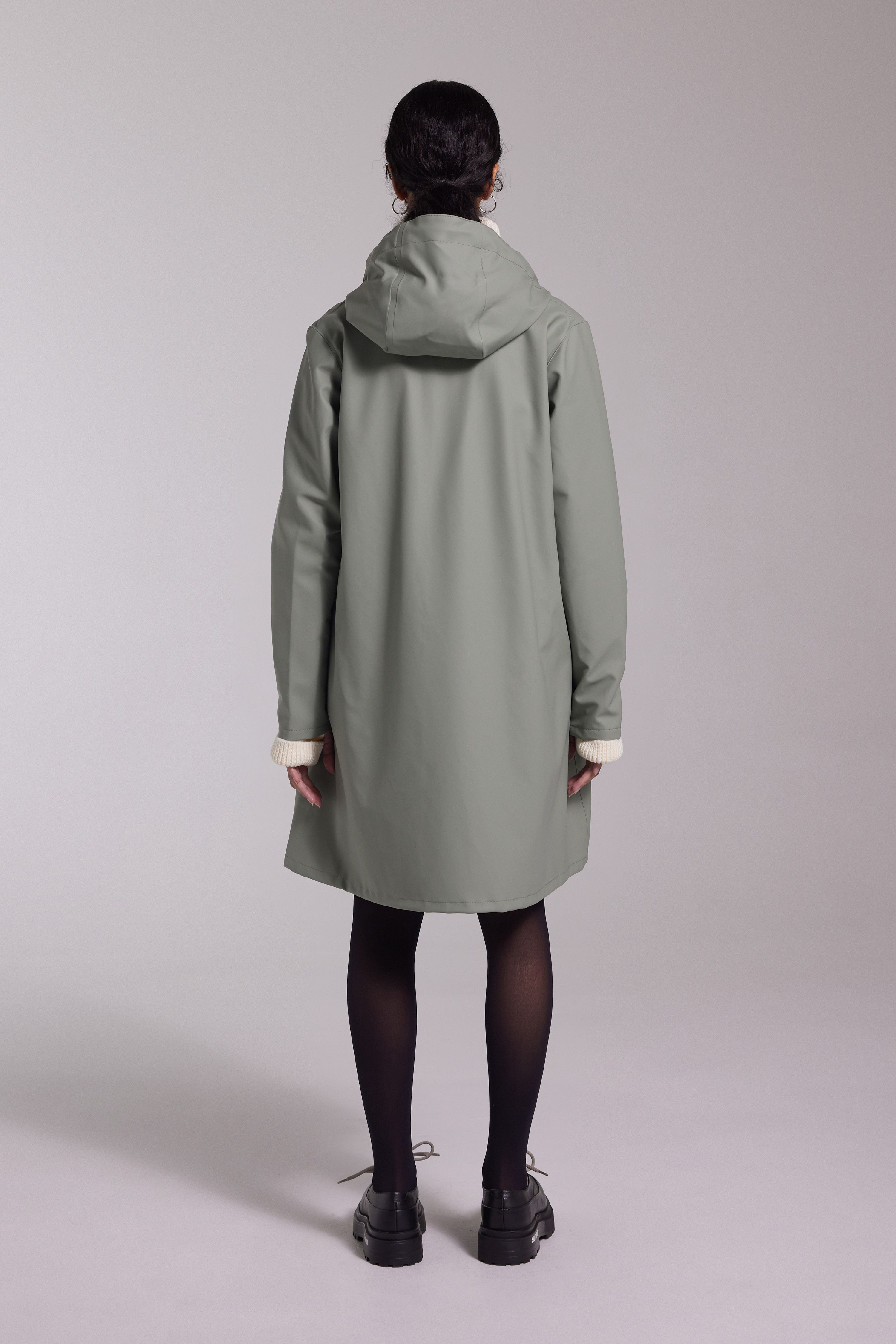 Mosebacke Lightweight Raincoat Khaki Green - 5
