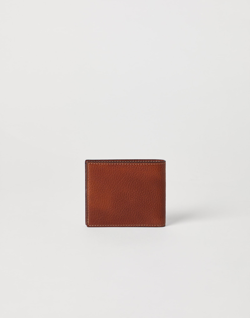 Brunello Cucinelli Grained calfskin wallet outlook