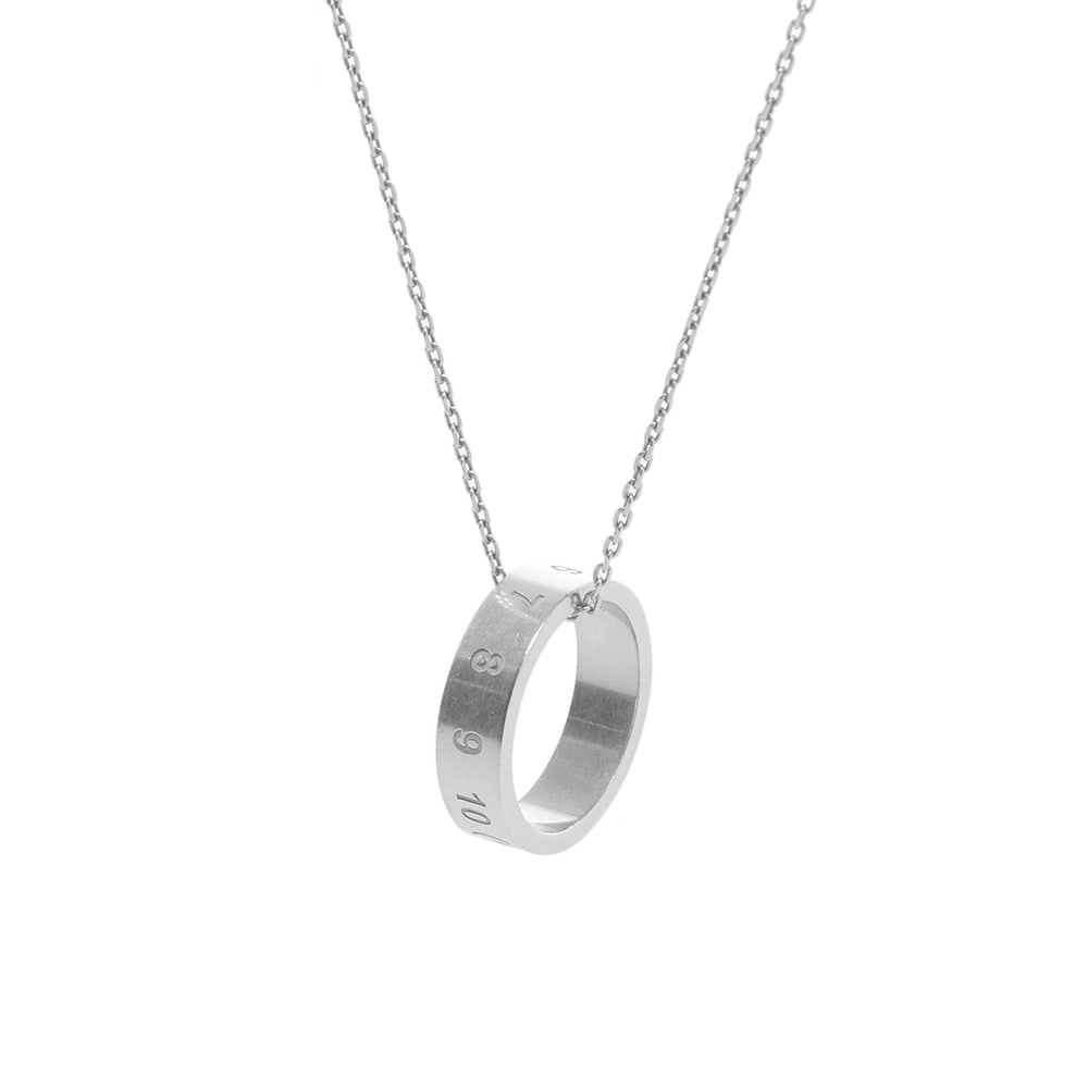 Maison Margiela Number Logo Ring Necklace - 2