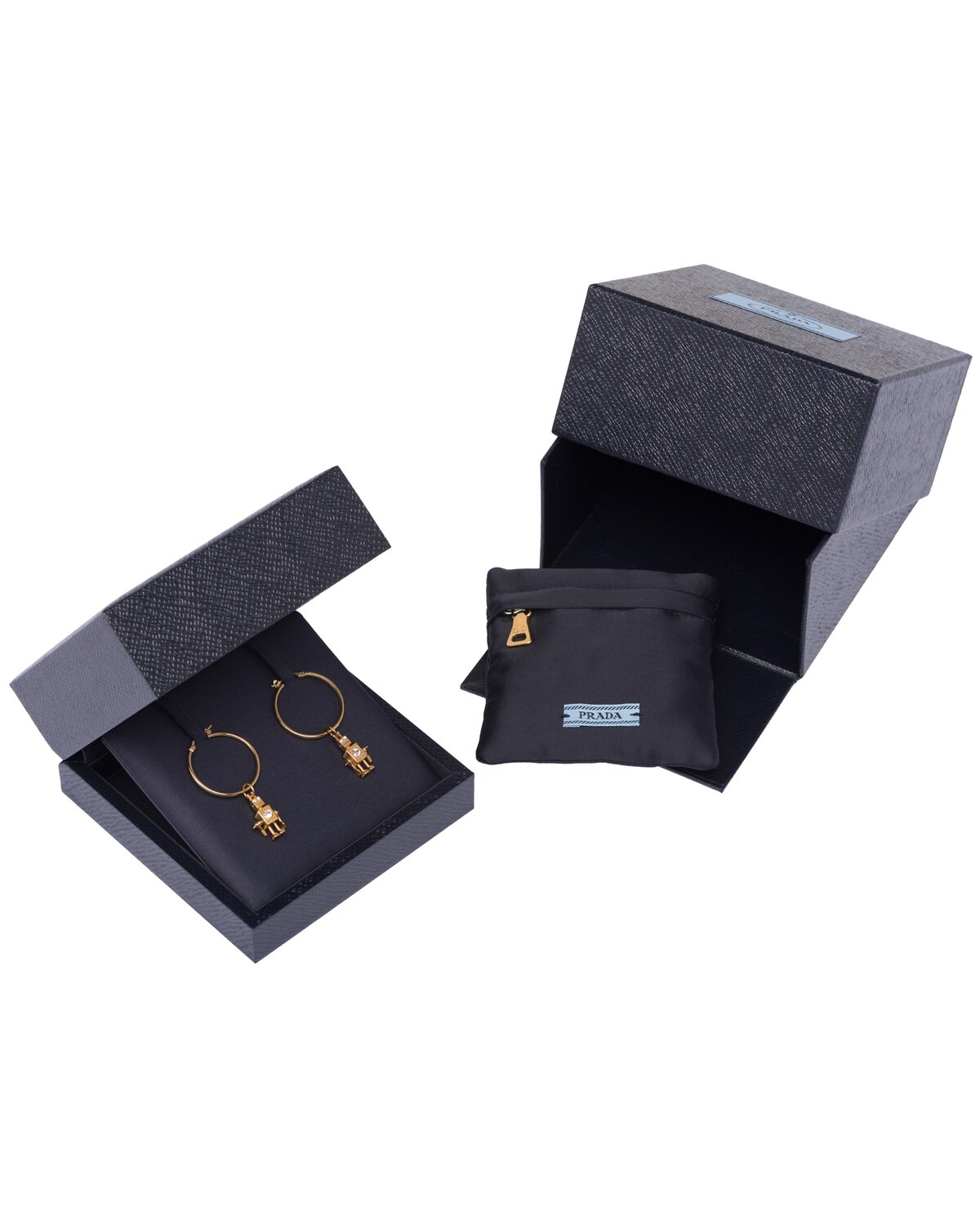 Prada Fine Jewellery gold and diamond earrings - 2