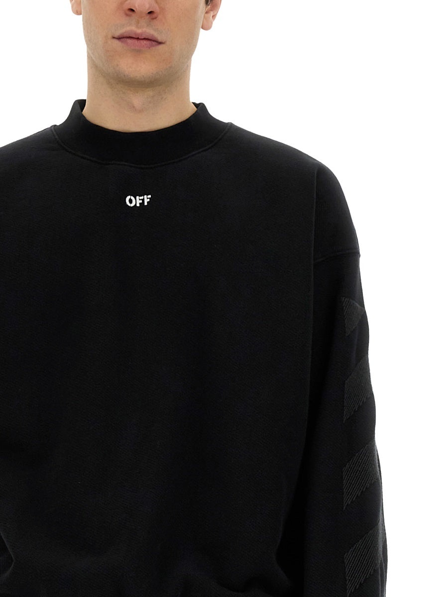 Off-White Men Sweatshirt With Logo - 4