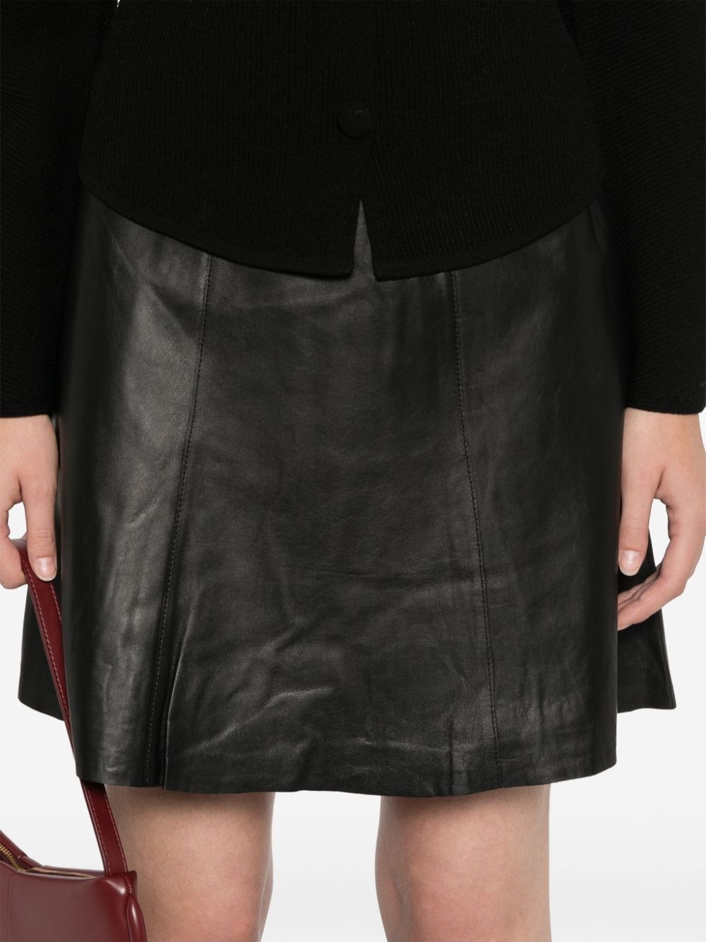 Naommi leather mini skirt - 5