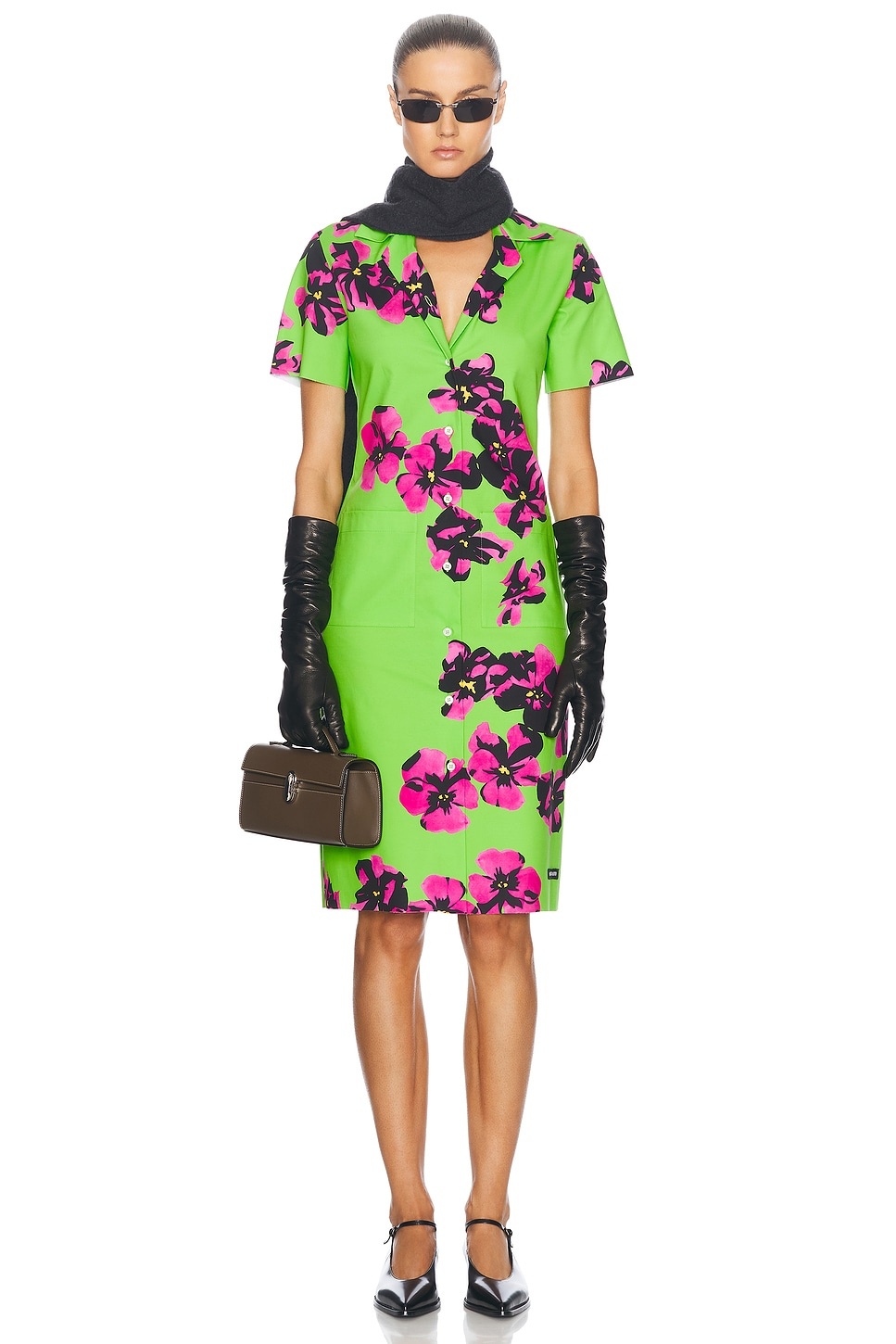 Midi Shirt Dress - 4