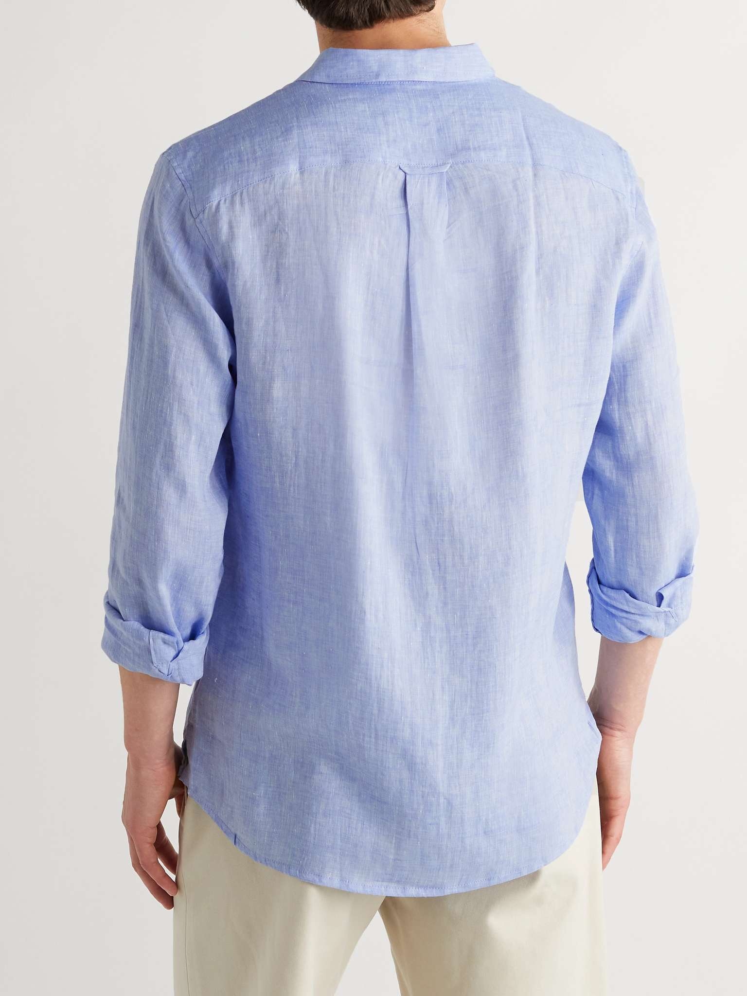 Monaco Slub Linen Shirt - 4