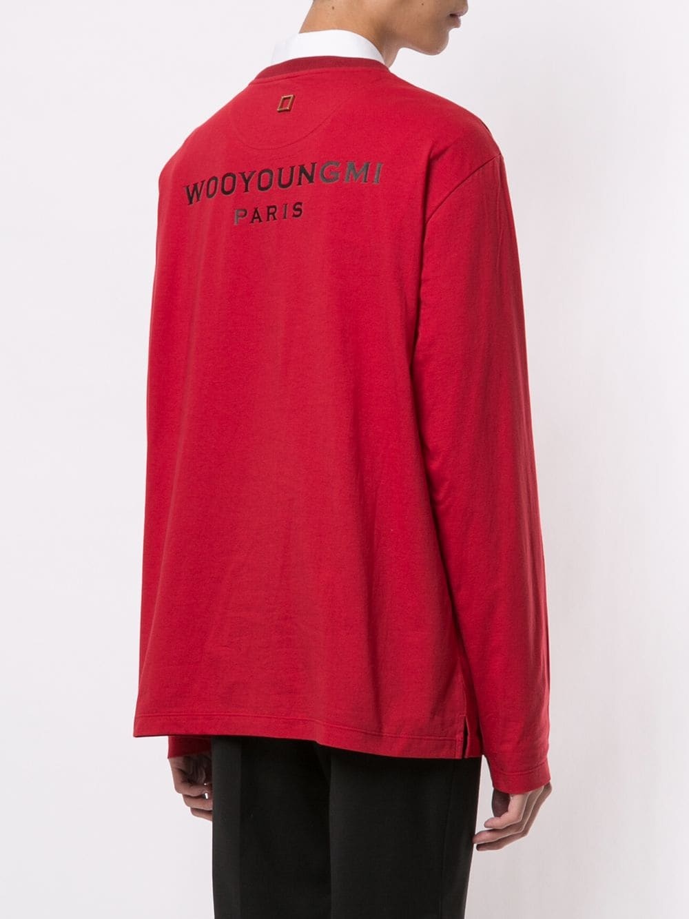 logo-print long-sleeved top - 4