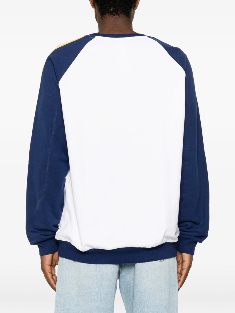 adidas Adidas Real OG Raglan-sleeve Stripe-detail Swetashirt outlook