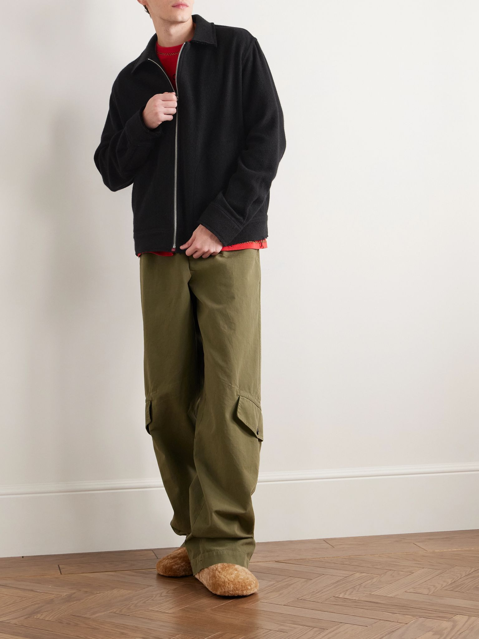 Decon Cashmere Jacket Black - 2