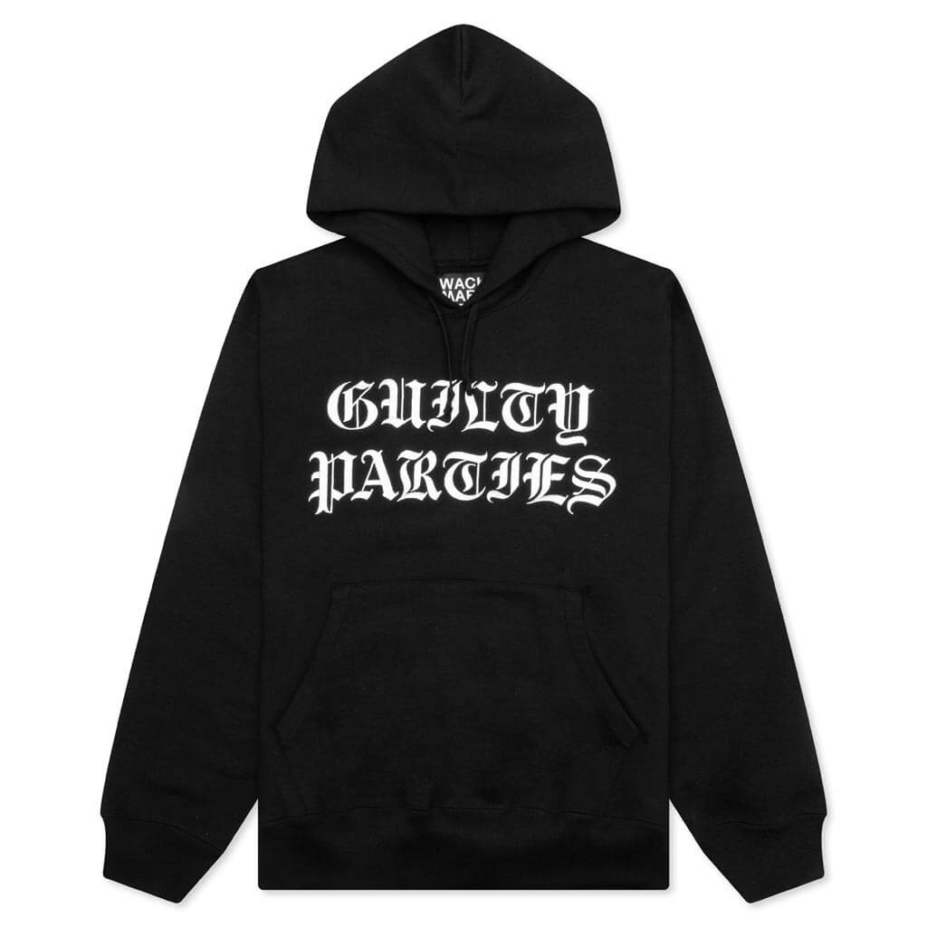 HEAVY WEIGHT PULLOVER HOODED TYPE-3 SWEATSHIRT - BLACK - 1