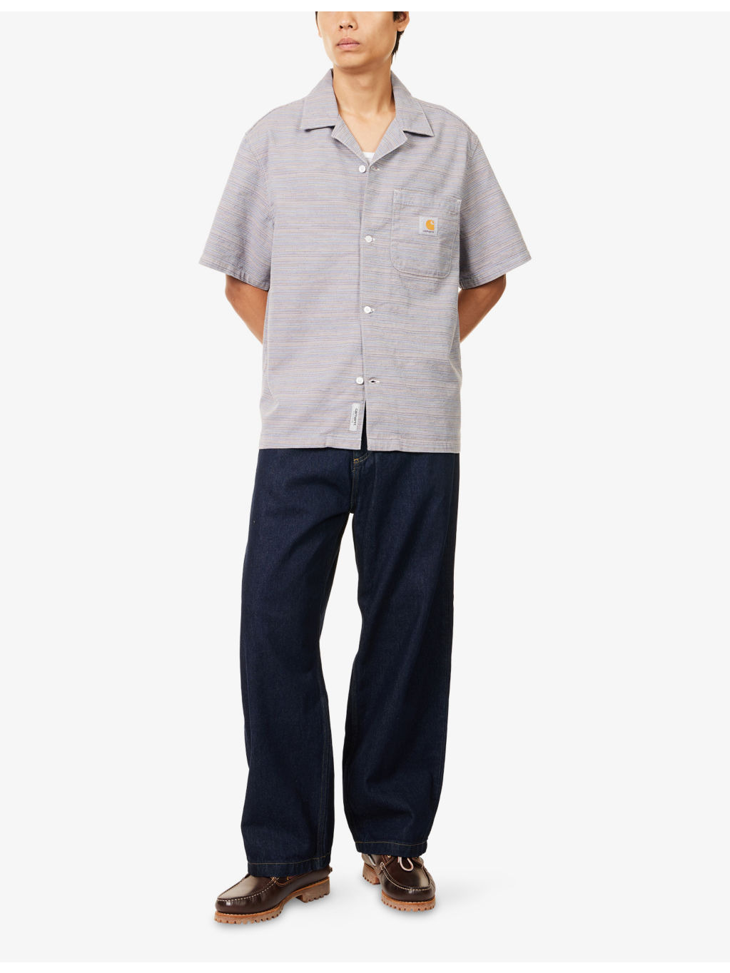 Gellar Striped Short-Sleeve Cotton Shirt - 2