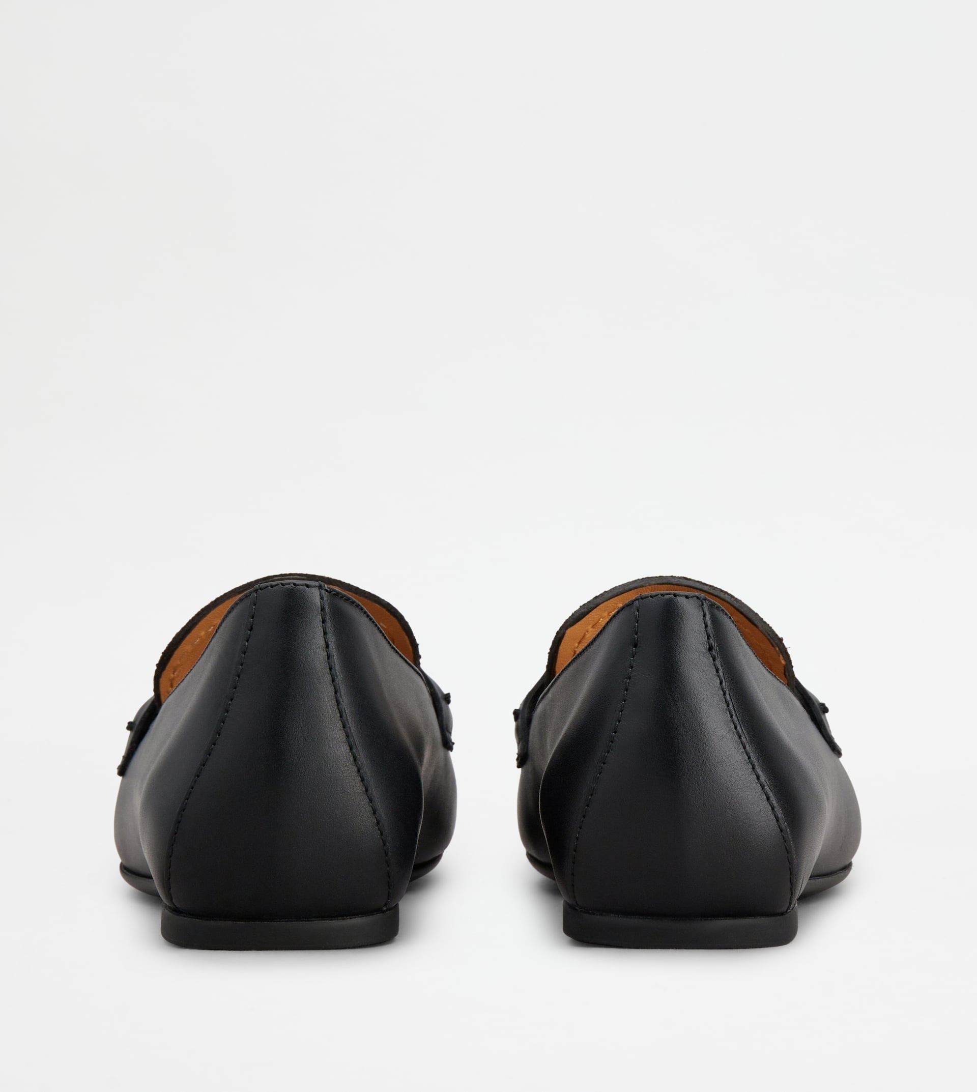 LOAFERS IN LEATHER - BLACK, BROWN - 2