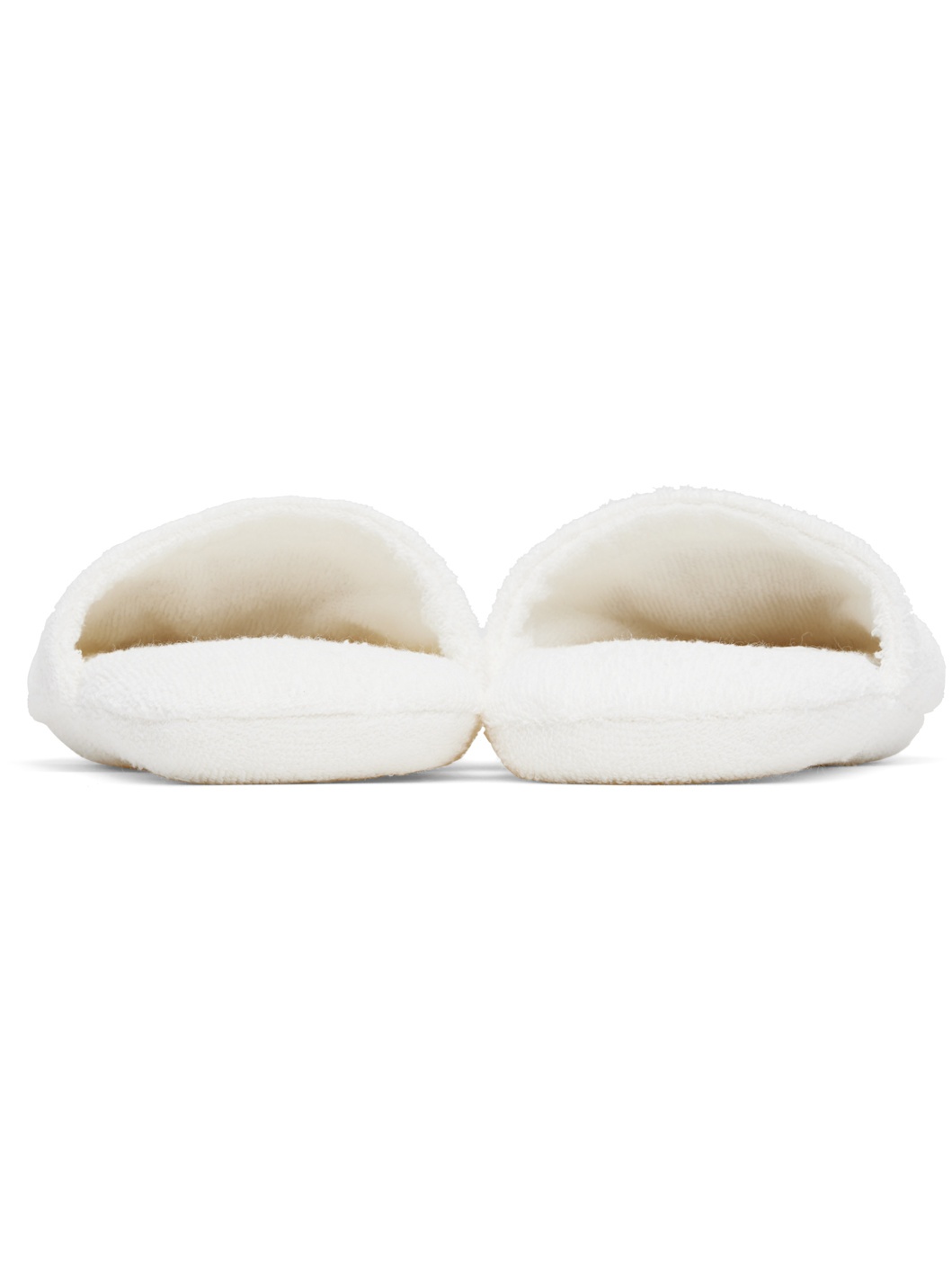 White & Gold Medusa Gala Slippers - 2