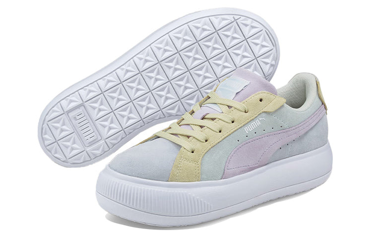 (WMNS) PUMA Suede Mayu Raw 'Ice Flow White' 383114-01 - 5